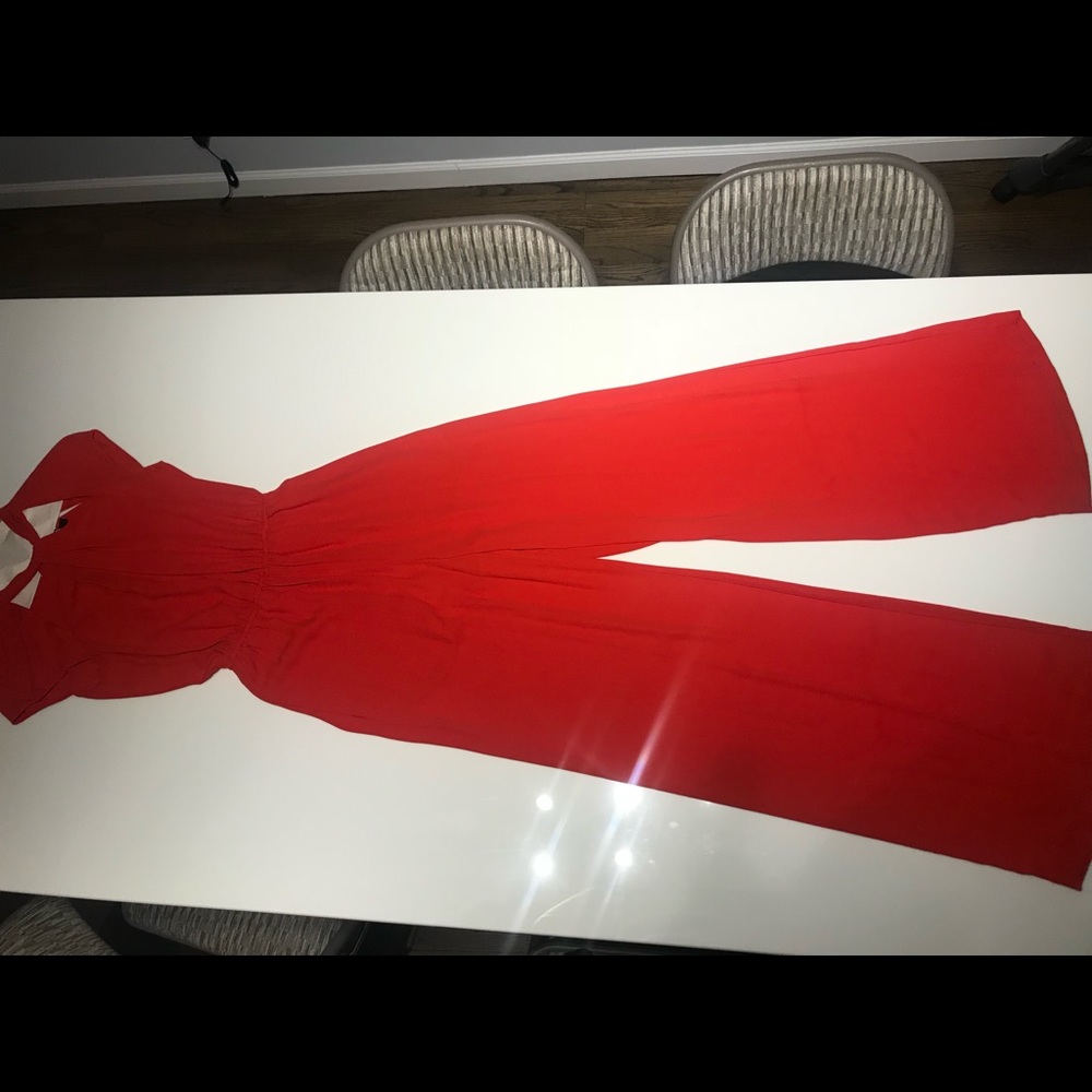 Red jumpsuits BCBG size xxs